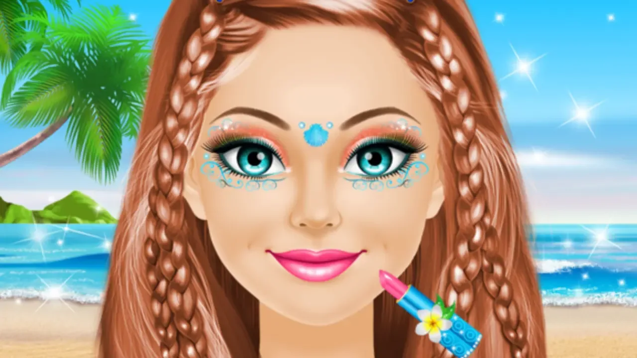 Tropical Princess - Makeup and Dressup Salon Game screenshot 10