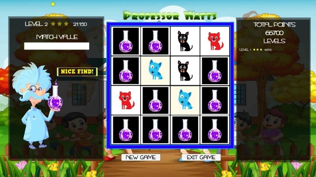 Professor Watts Memory Match: Puppies — Screenshot 4