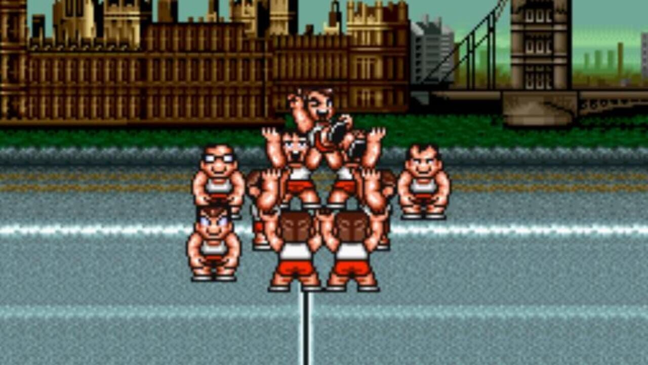 Kunio-kun no Dodgeball Da yo Zenin Shuugou!: Tournament Special — Screenshot 2