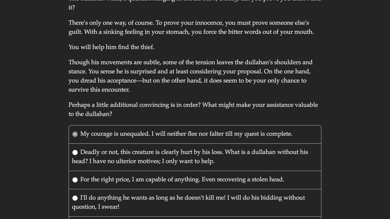 The Harbinger's Head — Screenshot 2