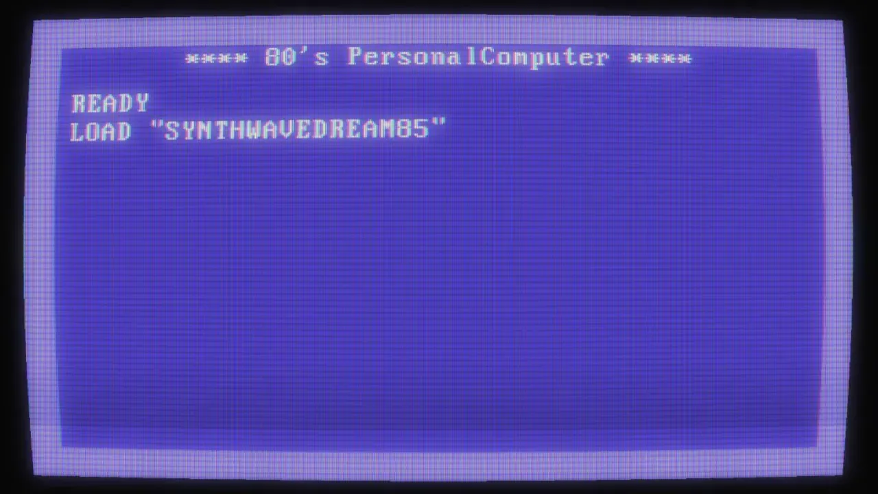 Synthwave Dream '85 banner