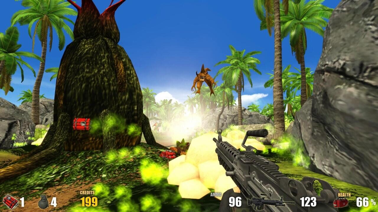 Action Alien: Tropical Mayhem — Screenshot 1