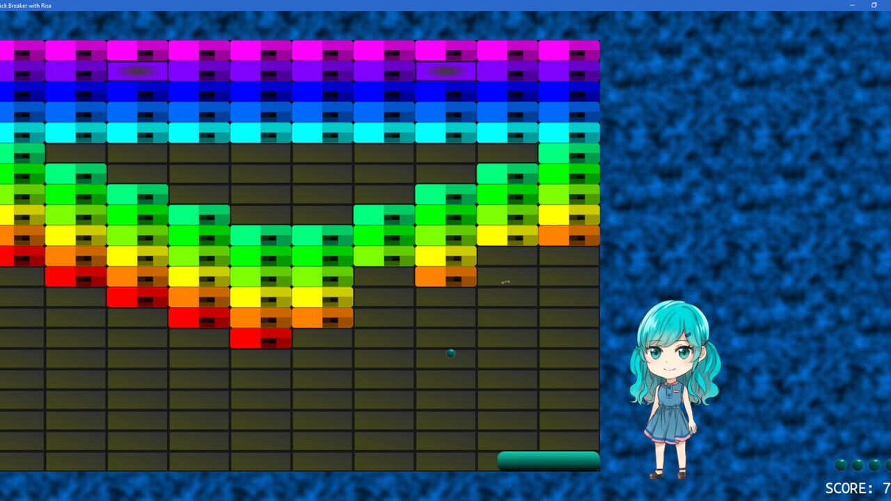 Brick Breaker with Risa — Screenshot 2
