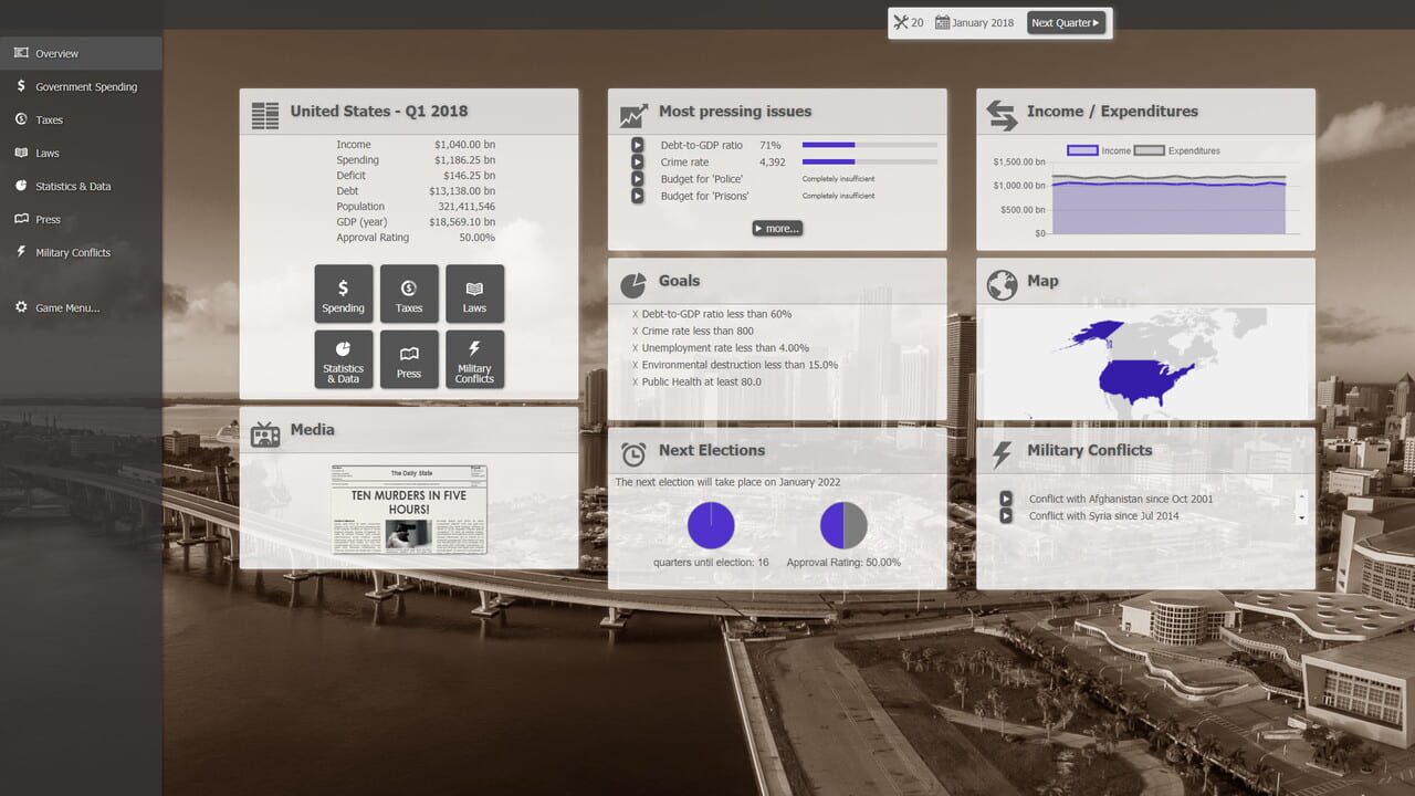Capture 1 de Government Simulator