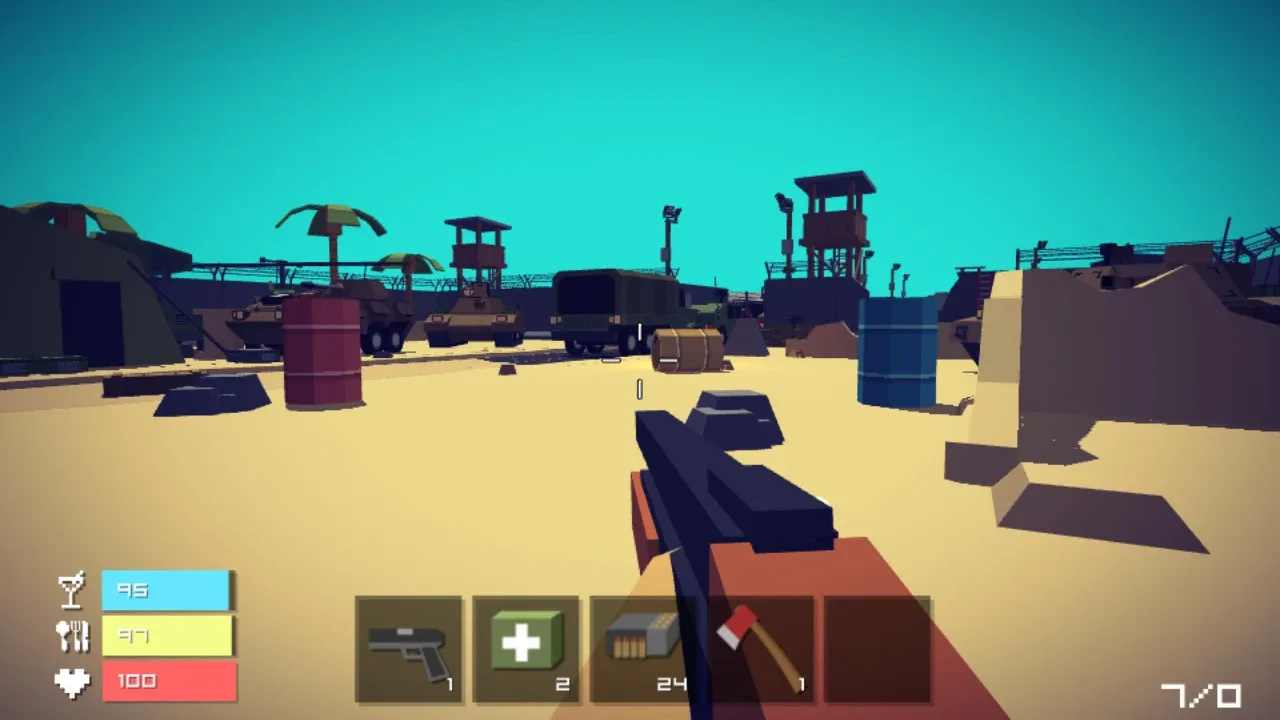 Pixel Z - Gun Day screenshot 2