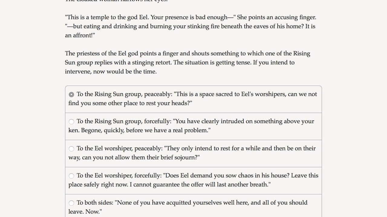 Avatar of the Wolf — Screenshot 2