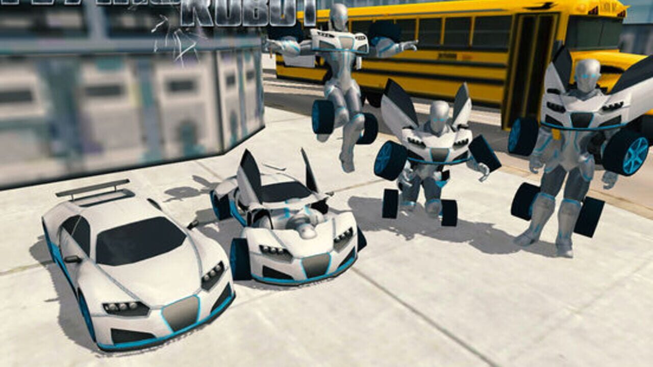Flying Car Robot Flight Drive Simulator Game 2017 — Screenshot 5