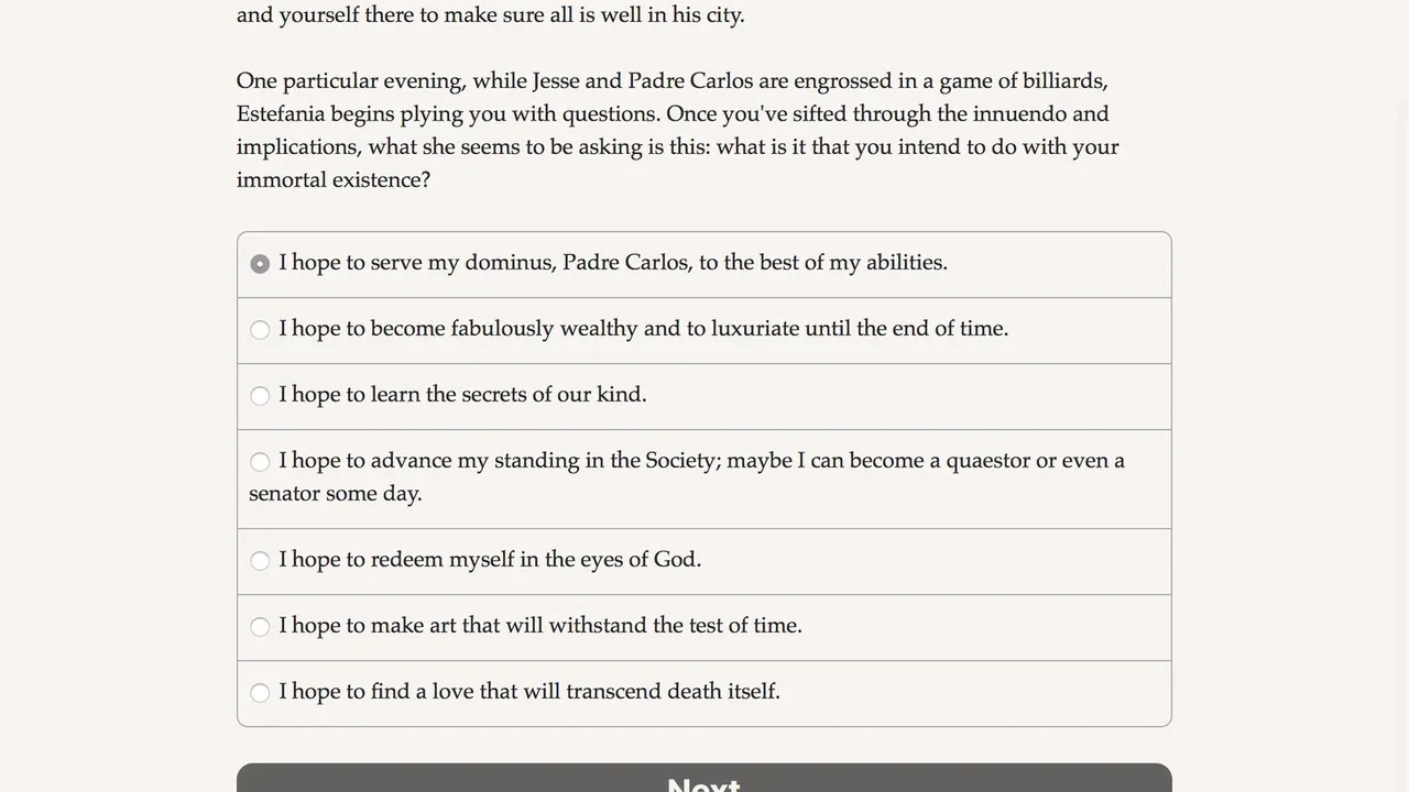 Choice of the Vampire screenshot 3