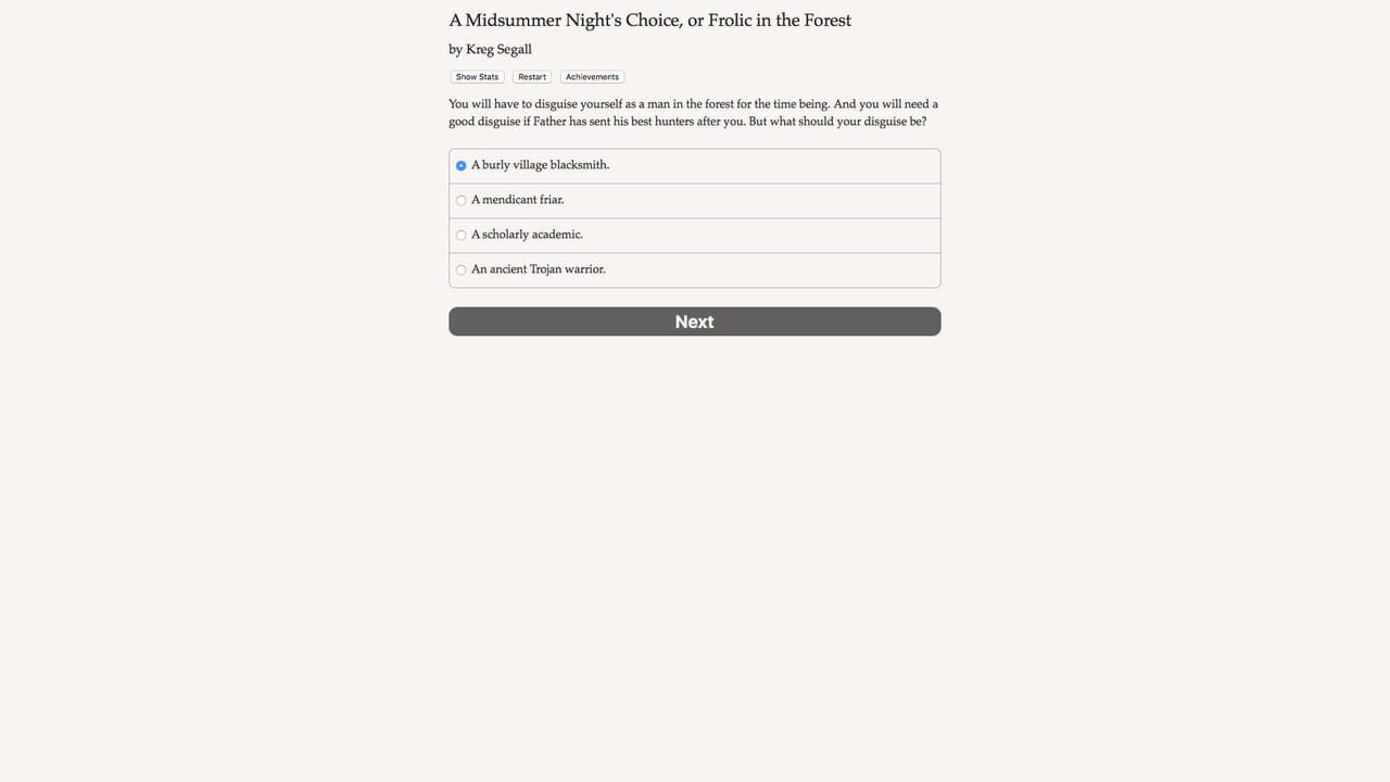A Midsummer Night's Choice — Screenshot 4