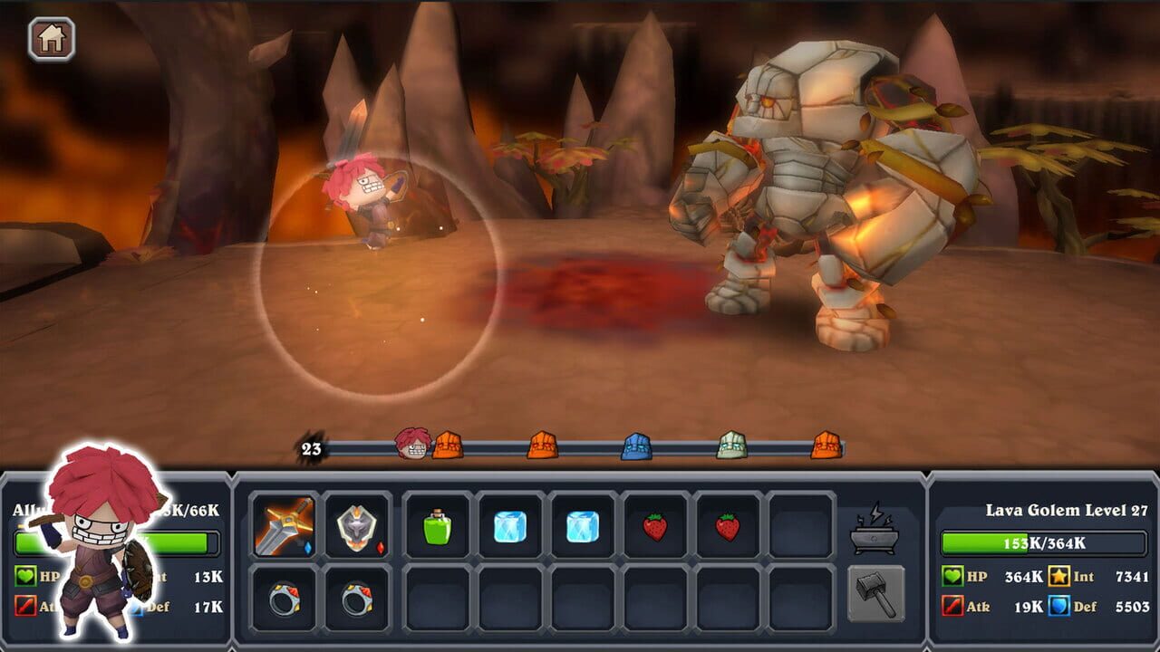 Clumsy Knights : Threats of Dragon Image