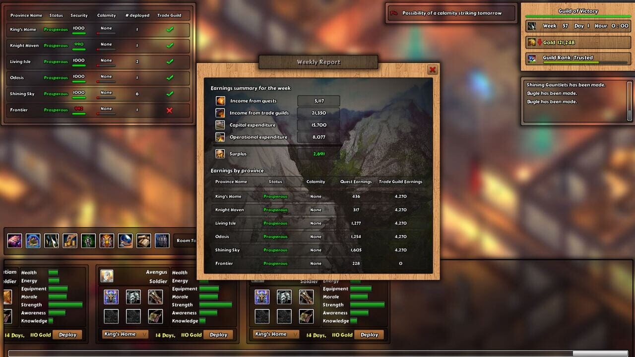 Guild Commander — Screenshot 1