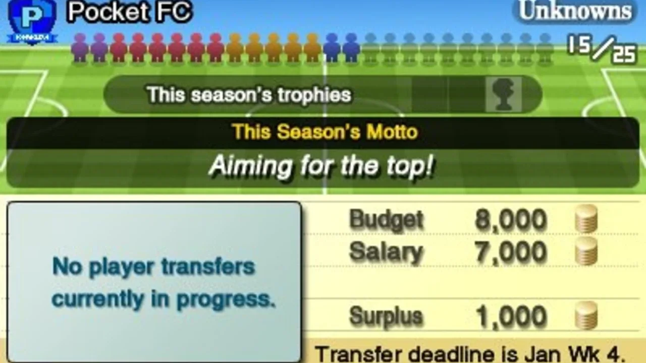 Nintendo Pocket Football Club screenshot 6