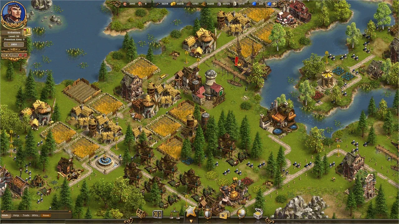 The Settlers Online banner