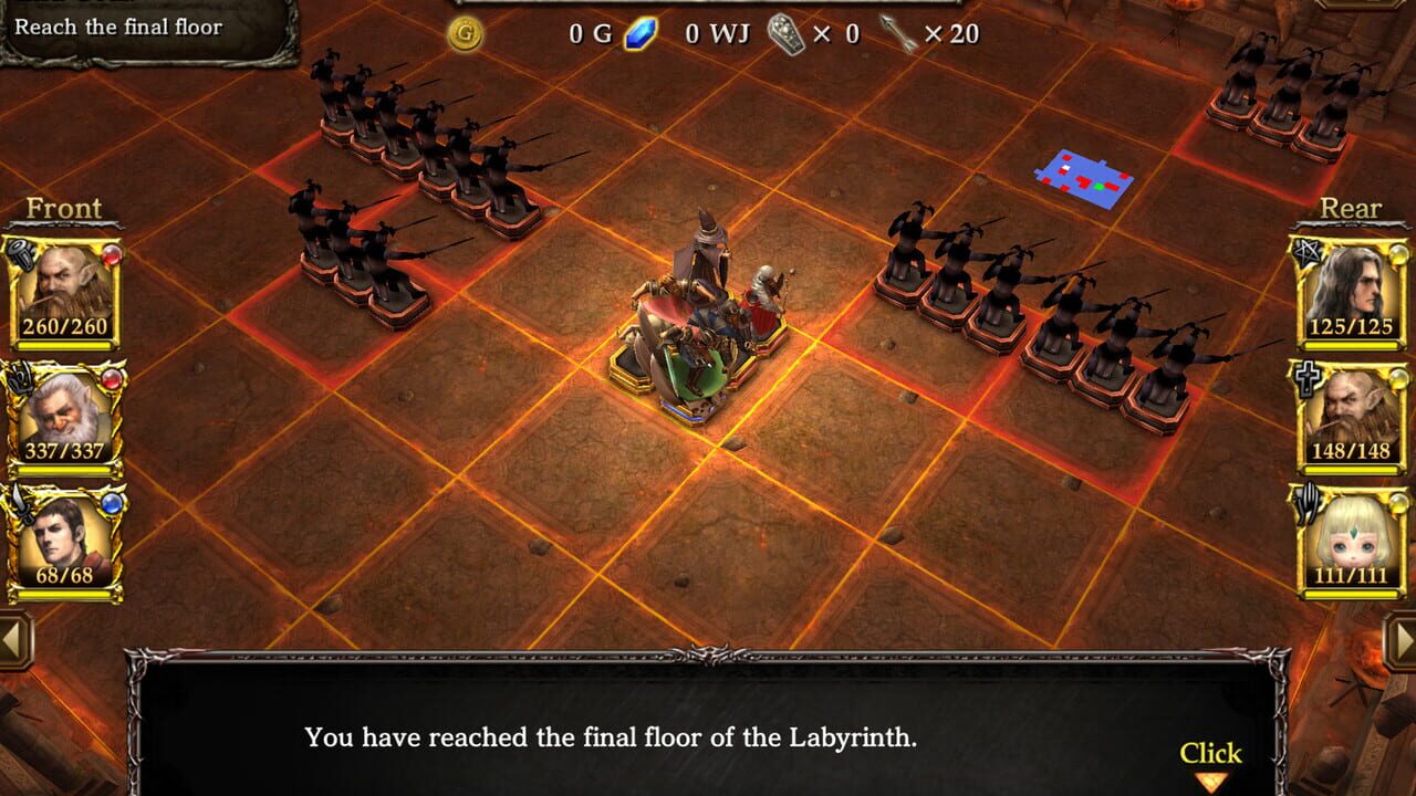 Wizrogue: Labyrinth of Wizardry — Screenshot 1