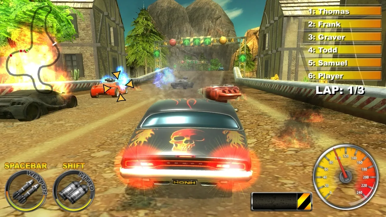 Lethal Brutal Racing screenshot 2