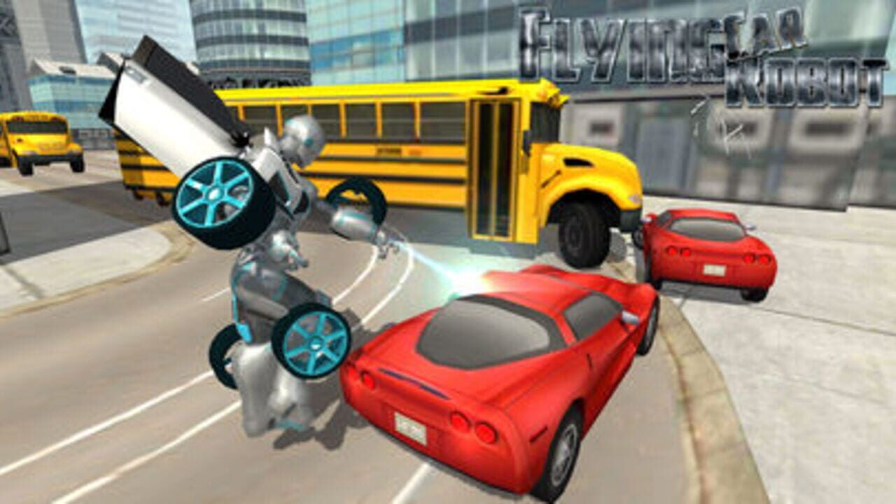 Flying Car Robot Flight Drive Simulator Game 2017 — Screenshot 4