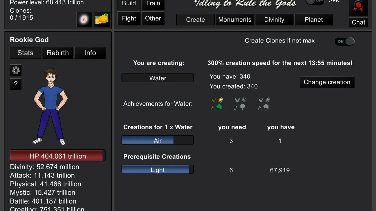 Idling to Rule the Gods screenshot 3