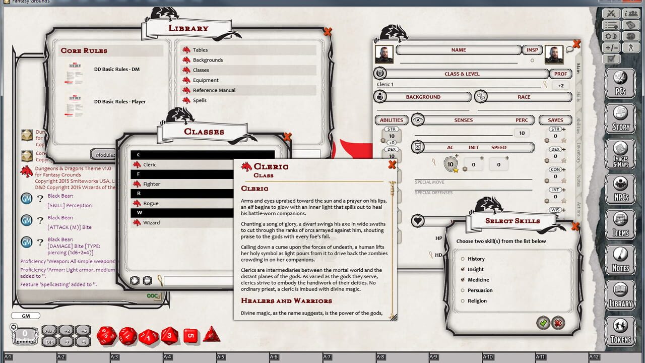 Fantasy Grounds — Screenshot 1