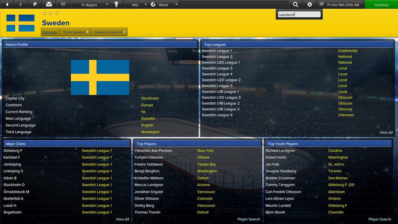 Captura 1 de Eastside Hockey Manager