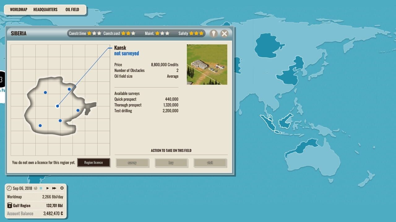 Oil Enterprise — Screenshot 1