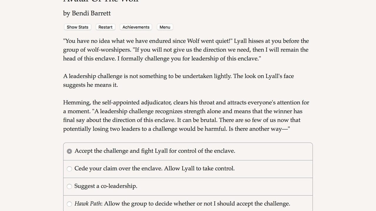 Avatar of the Wolf — Screenshot 5