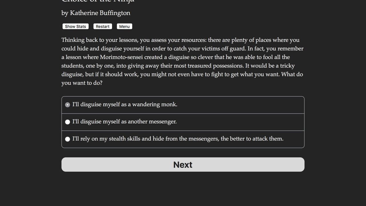 Choice of the Ninja — Screenshot 5