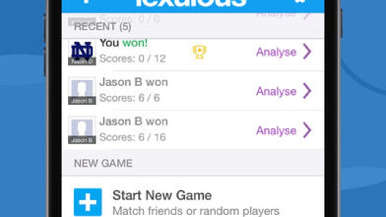 Lexulous Word Game Screenshot 1