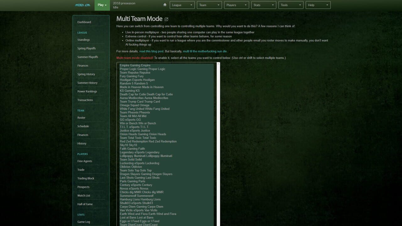 MOBA GM Image