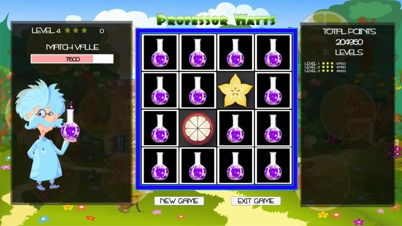 Professor Watts Memory Match: Fresh Fruit — Screenshot 4