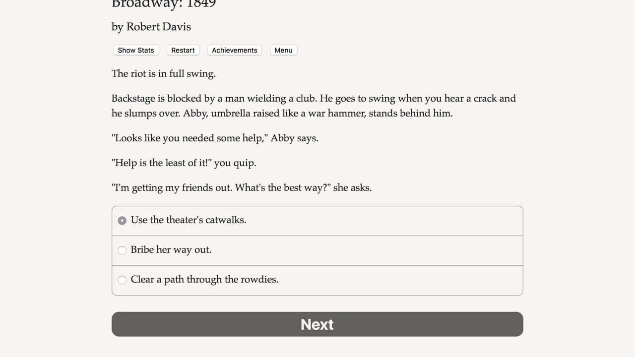 Broadway: 1849 — Screenshot 5
