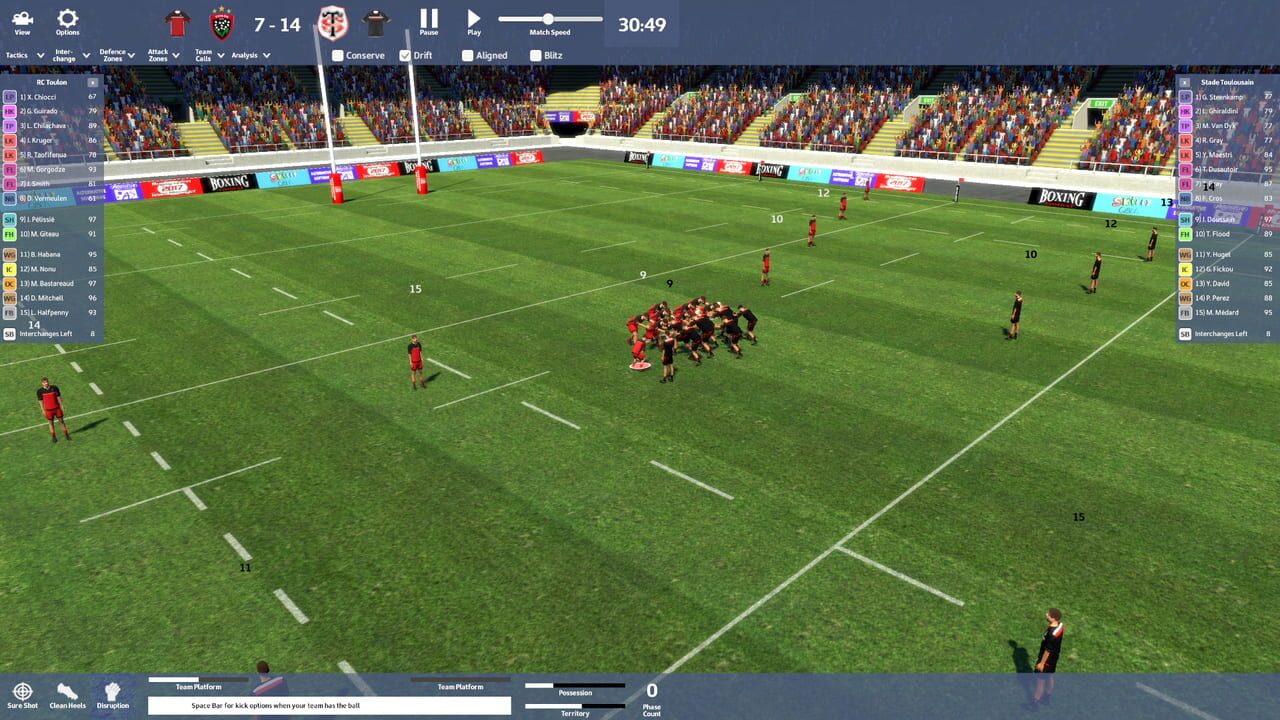Rugby Union Team Manager 2017 — Screenshot 3