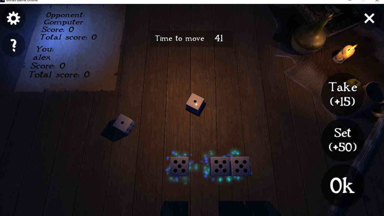 Bones game online — Screenshot 1