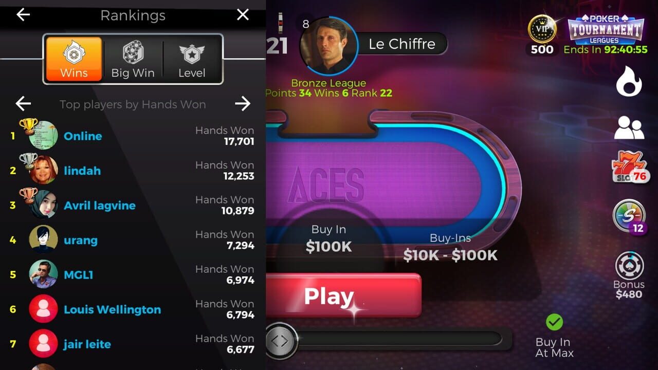 Downtown Casino: Texas Hold'em Poker Image