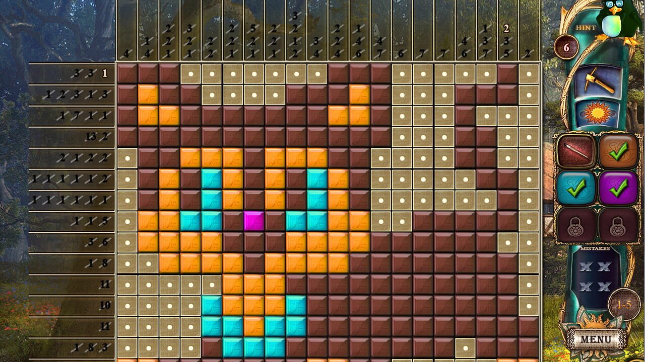 Fantasy Mosaics 16: Six Colors in Wonderland Image