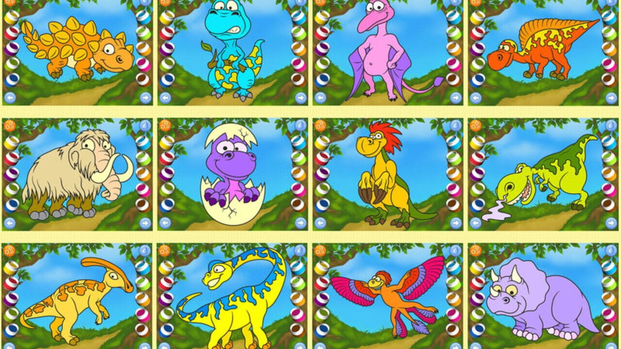 Dinosaurs - Connect the Dots and Add Colors — Screenshot 2
