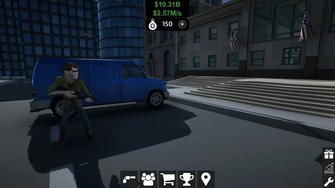 Idle Heist screenshot 1
