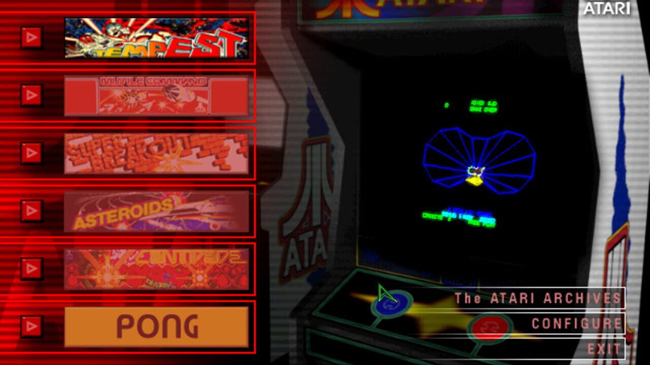 Atari Arcade Hits: Volume 1 — Screenshot 2