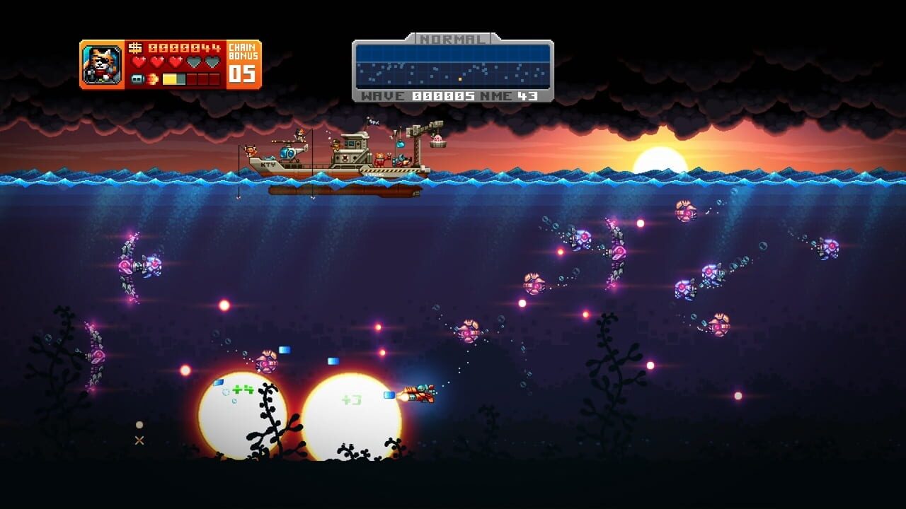 Aqua Kitty: Milk Mine Defender DX — Screenshot 1