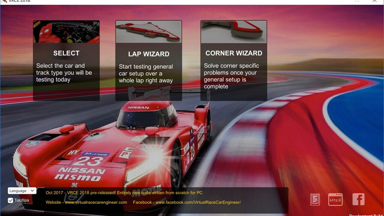Virtual Race Car Engineer 2018 — Screenshot 1