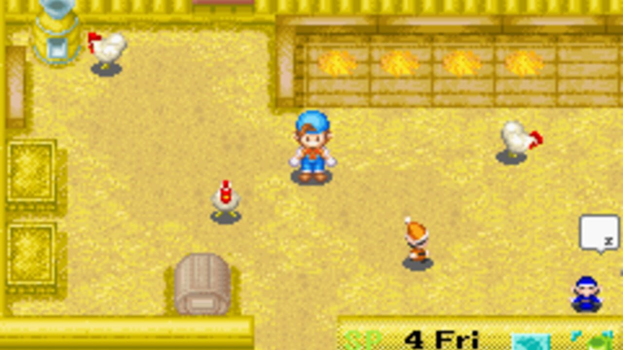 harvest moon friends of mineral town map
