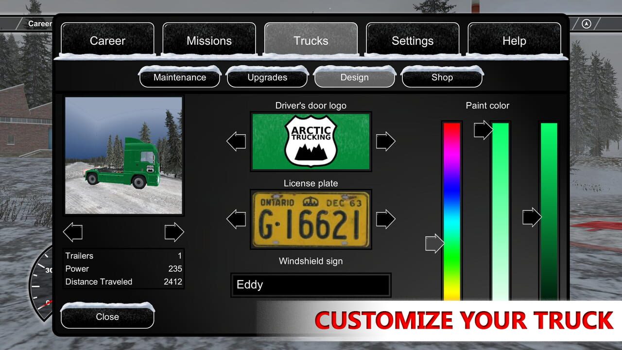 Arctic Trucker Simulator — Screenshot 5