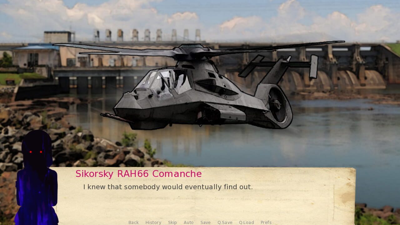 Attack Helicopter Dating Simulator — Screenshot 1
