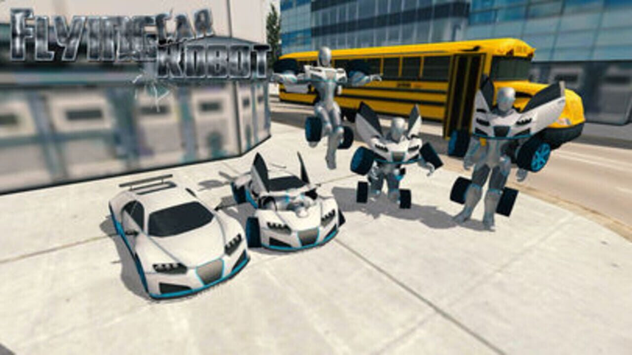 Flying Car Robot Flight Drive Simulator Game 2017 — Screenshot 2