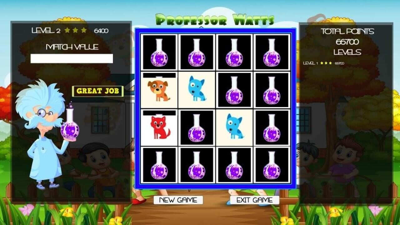 Professor Watts Memory Match: Puppies — Screenshot 3