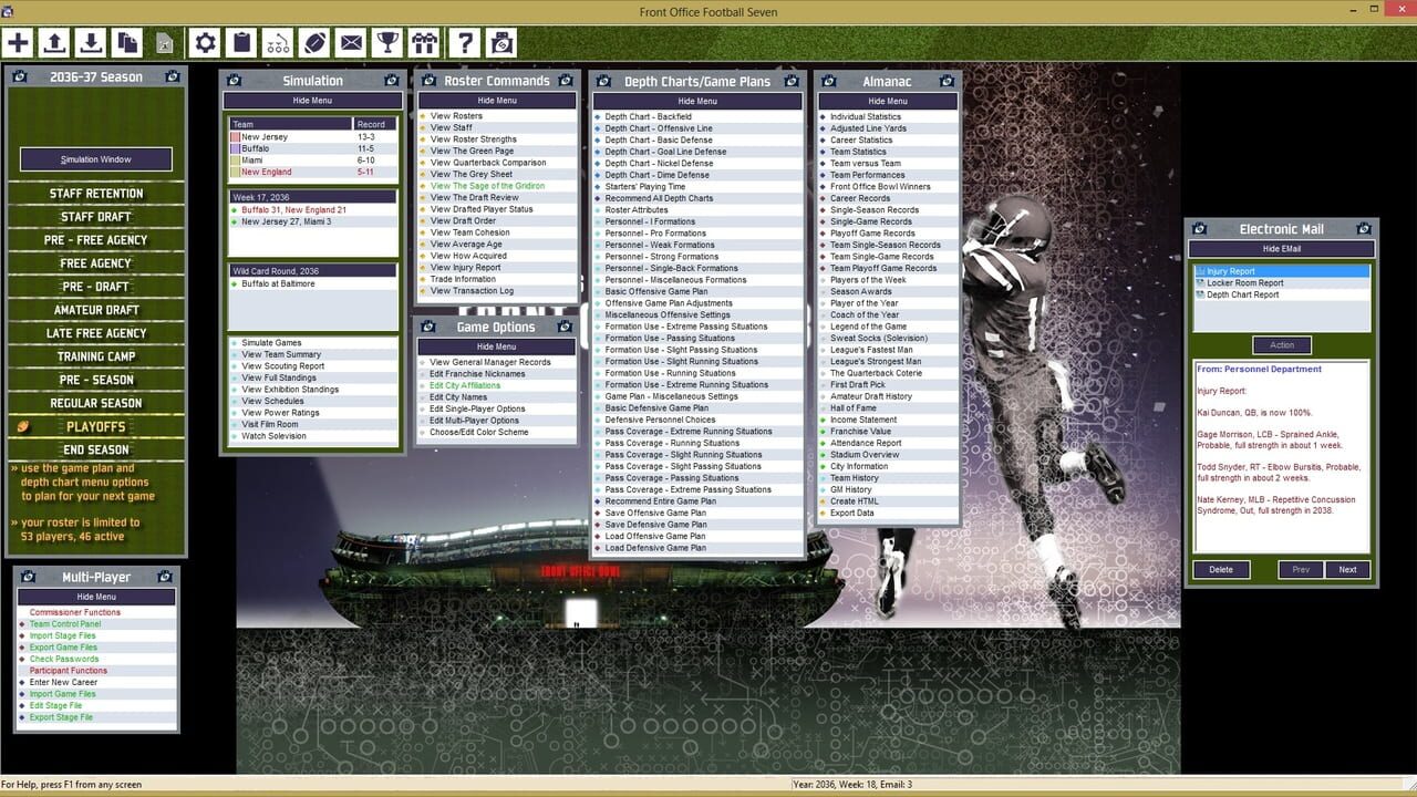 Front Office Football Seven — Screenshot 2