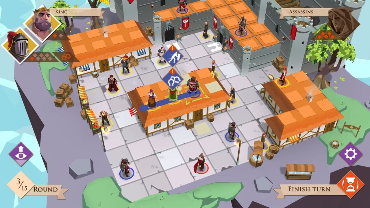 King and Assassins: The Board Game Image