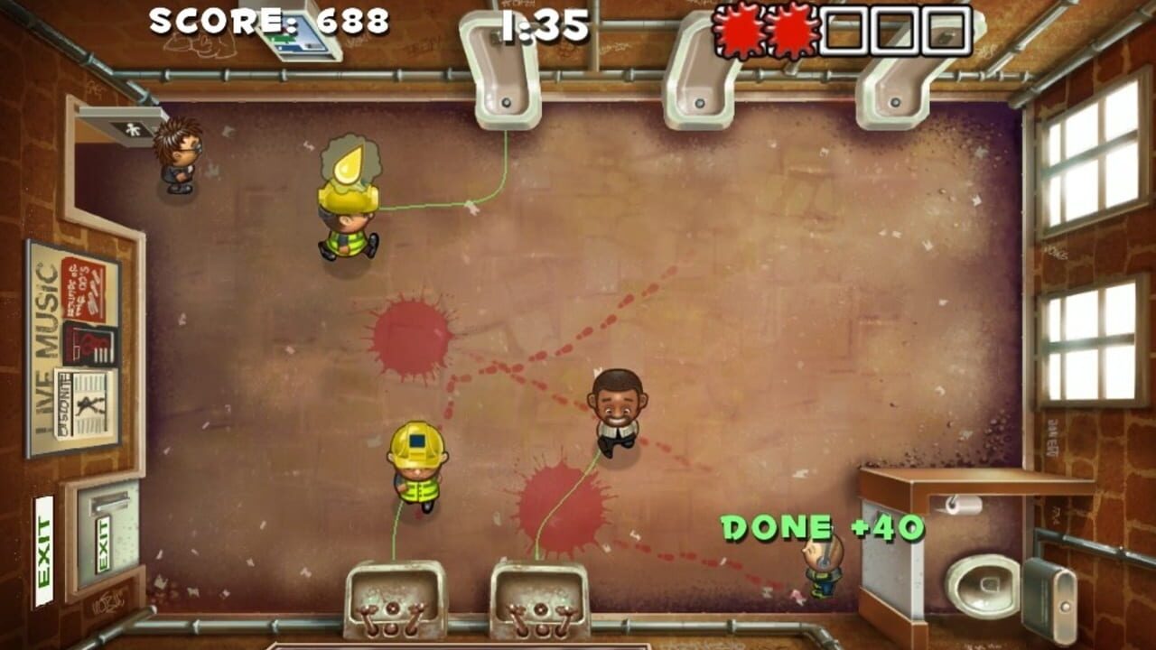 Men's Room Mayhem — Screenshot 2