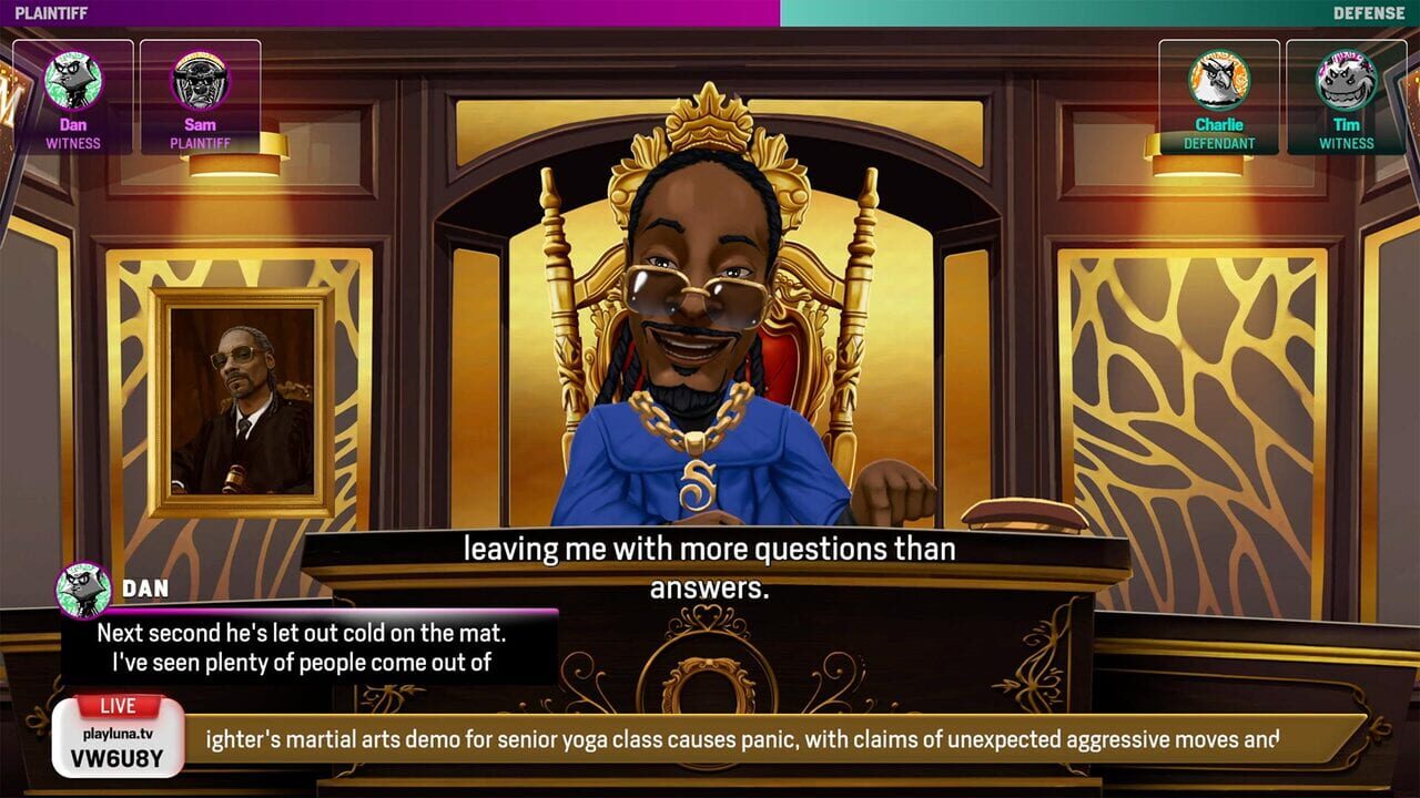 Courtroom Chaos: Starring Snoop Dogg Image