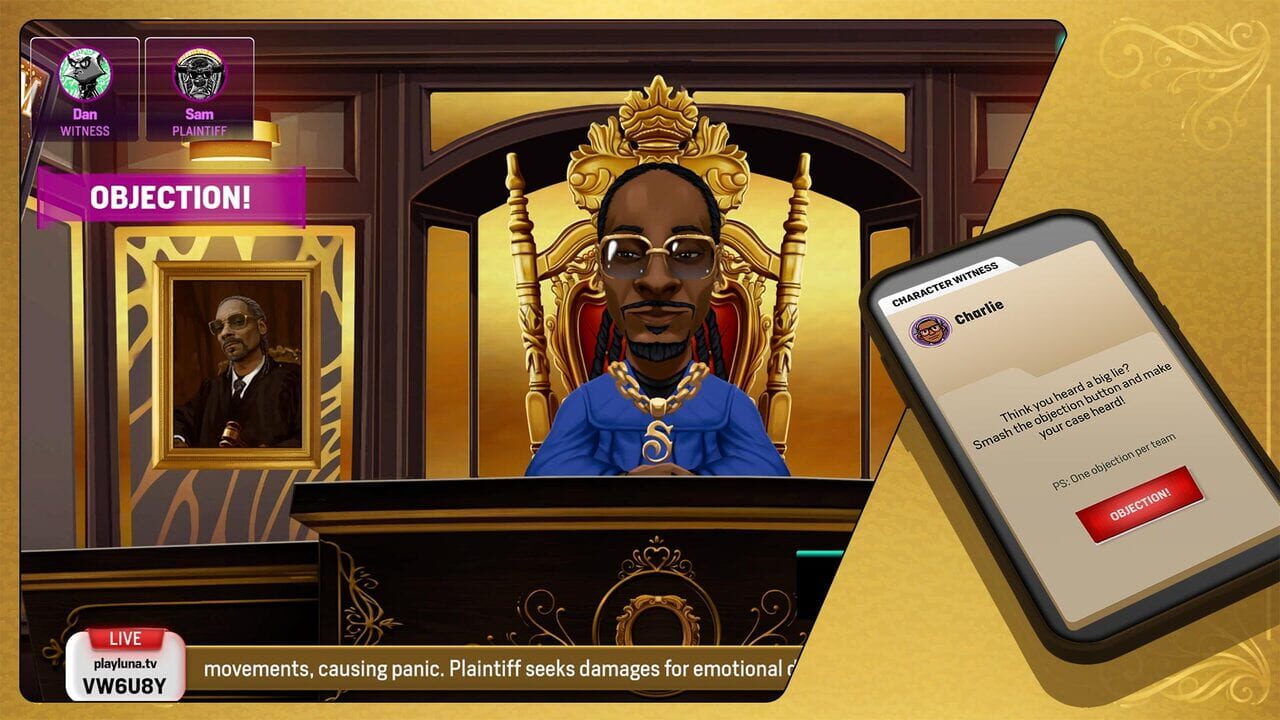 Courtroom Chaos: Starring Snoop Dogg Image