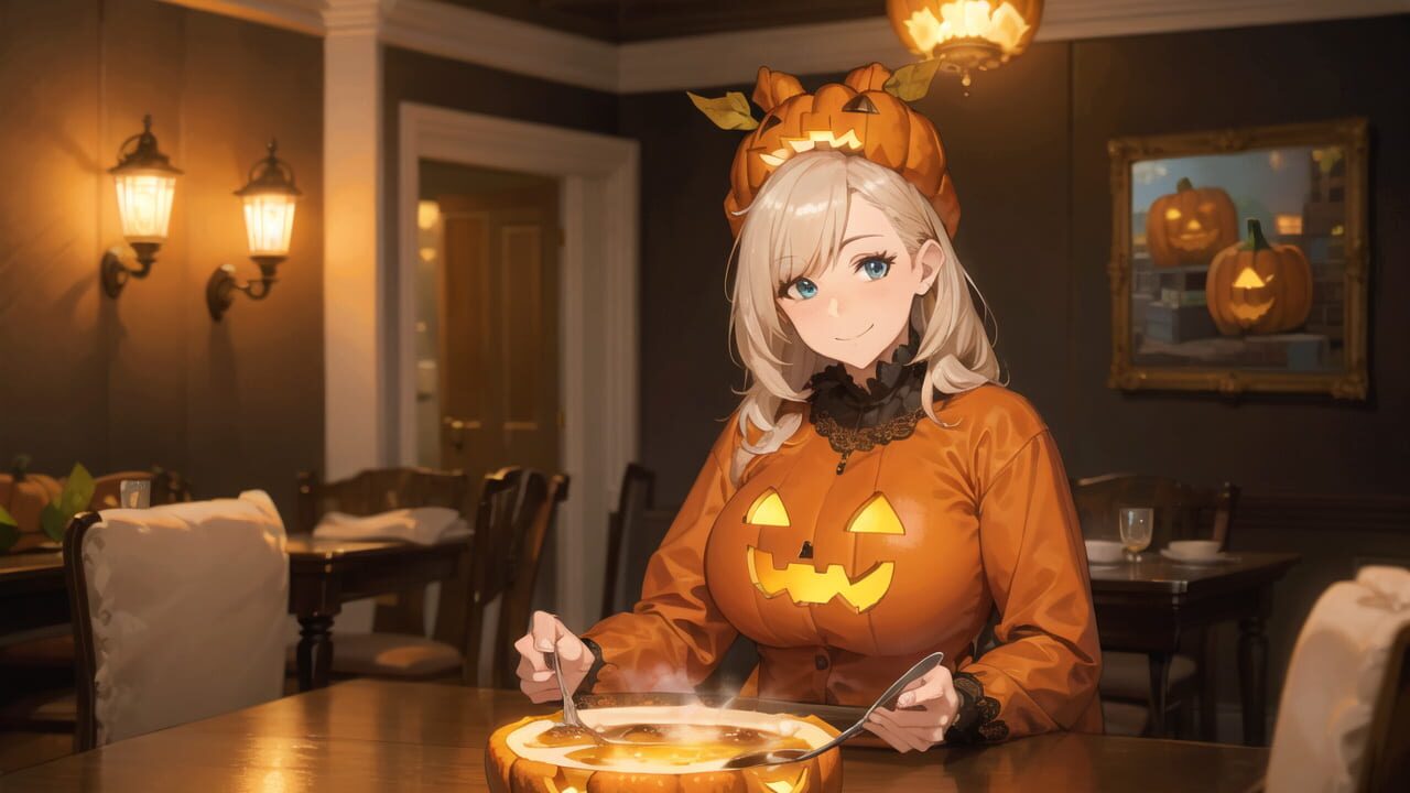 Anime Girls: Puffy Pumpkin — Screenshot 2